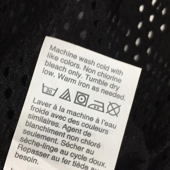 Texture & Thread Madewell Black Mesh Net Tie Front Shirt‎ Womens Small - Picture 7 of 11